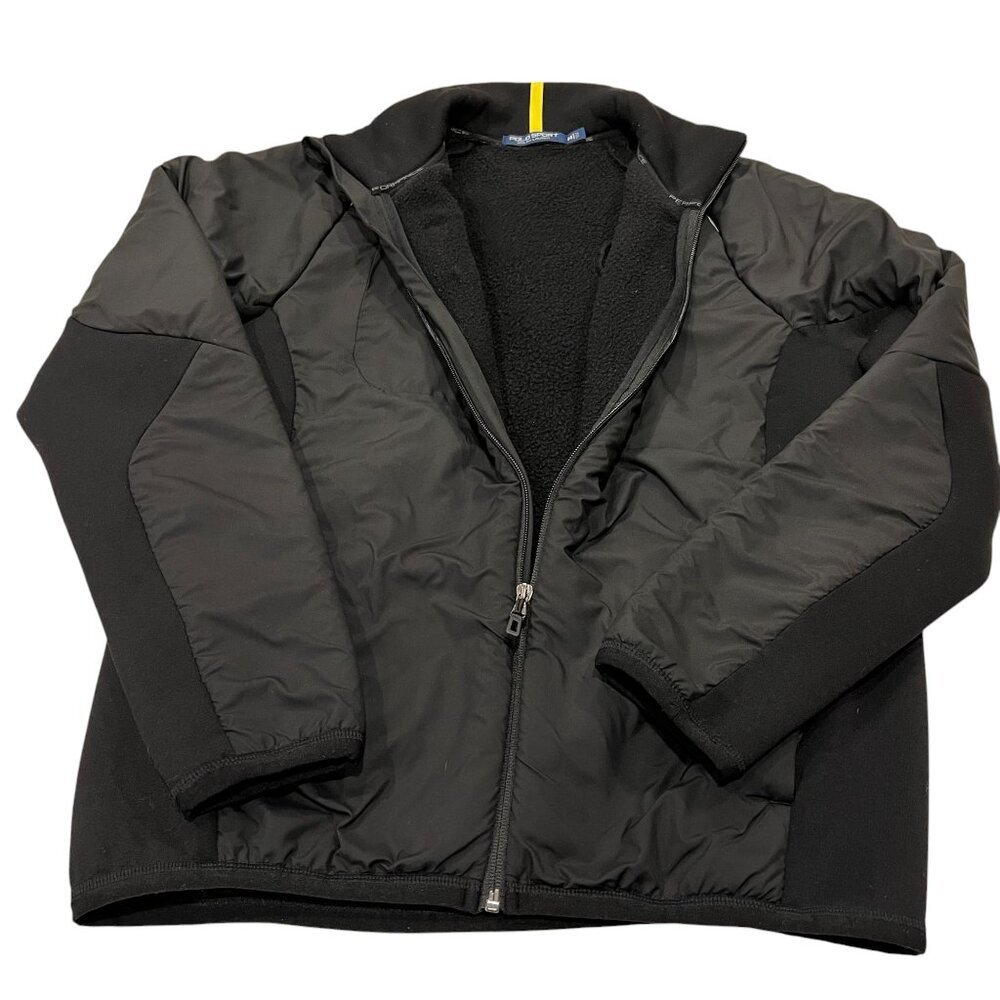 Polo Ralph Lauren Men’s Full Zip Hybrid Tech Jacket, Black, M - Picture 8 of 11